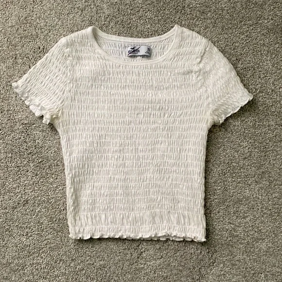 Hollister white crop top - Picture 1 of 2